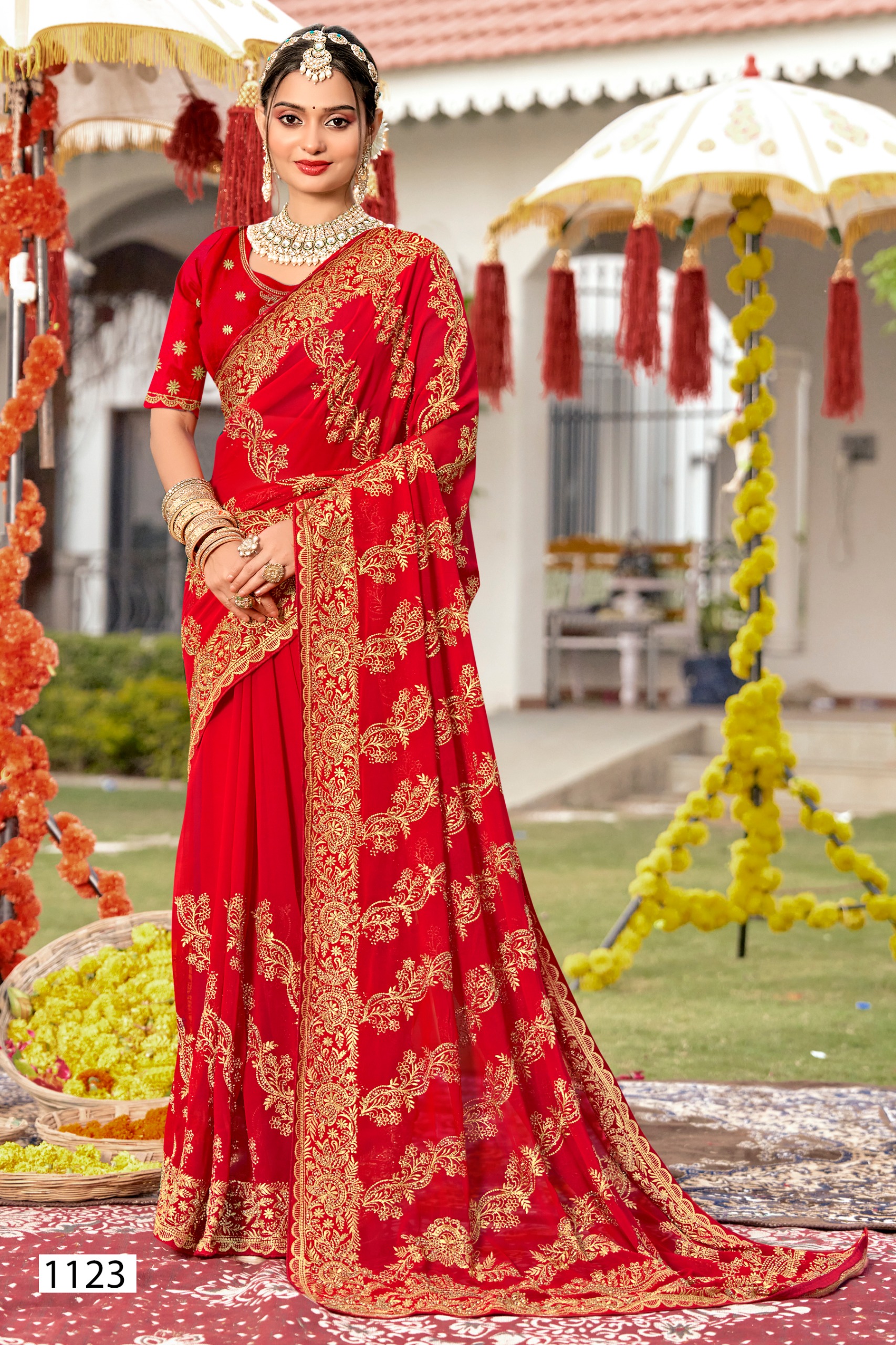 Sabhyasachi bridal saree design 1123