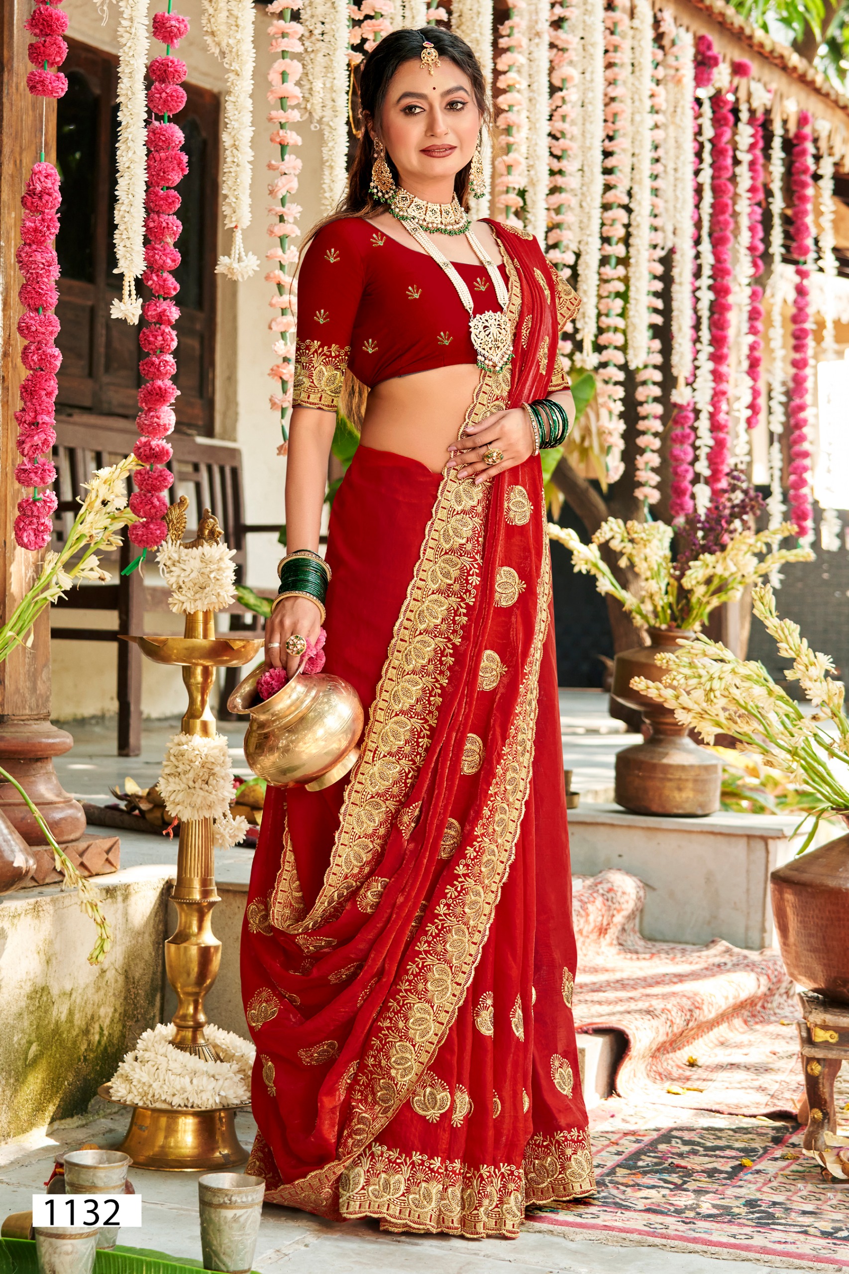 Individual photo saree design 1132